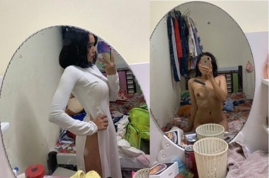 Poster of Cliphot em học sinh múp làm tình vú dao động