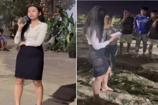 Poster of Cliphotvn nhân viên VIB bị đánh ghen