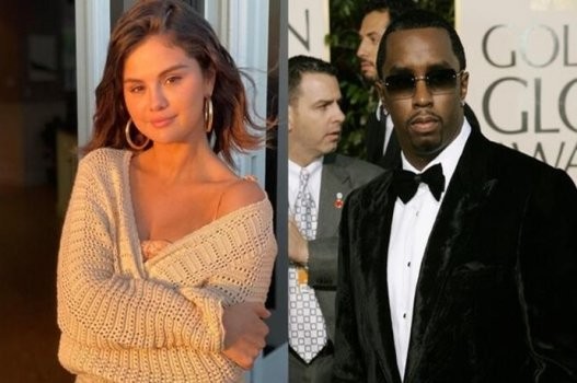 Poster of Diddy ép Selena Gomez trong tiệc trắng khoe vú